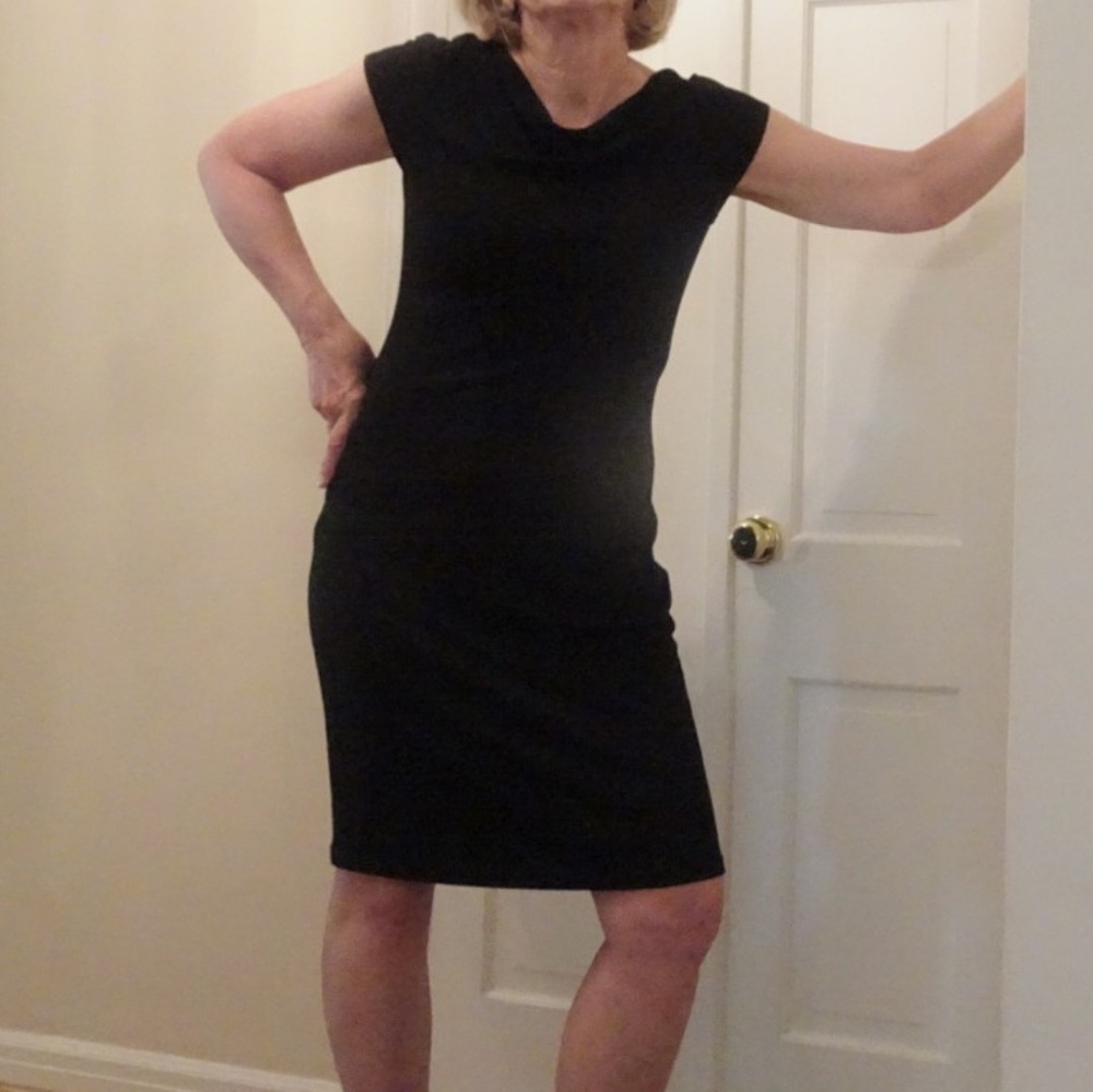Trio New York Black Sheath Dress